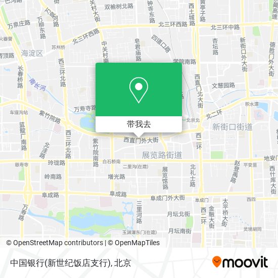 中国银行(新世纪饭店支行)地图