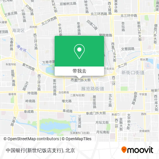中国银行(新世纪饭店支行)地图