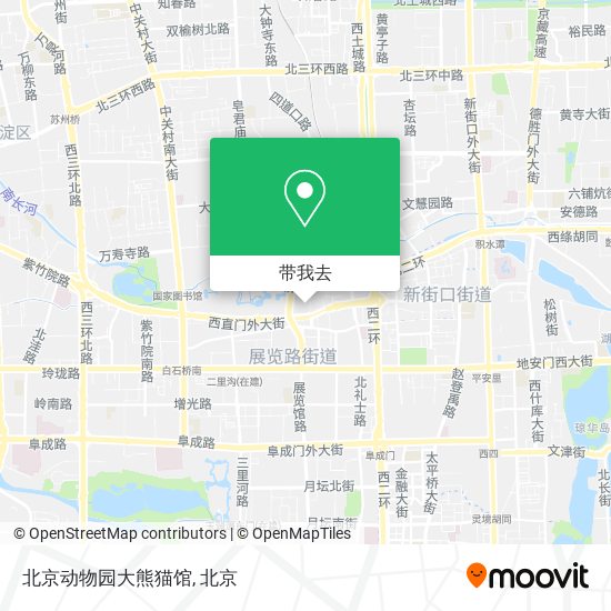 北京动物园大熊猫馆地图