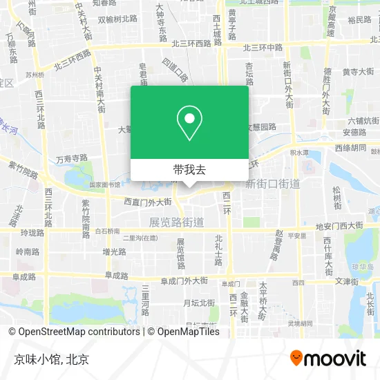 京味小馆地图