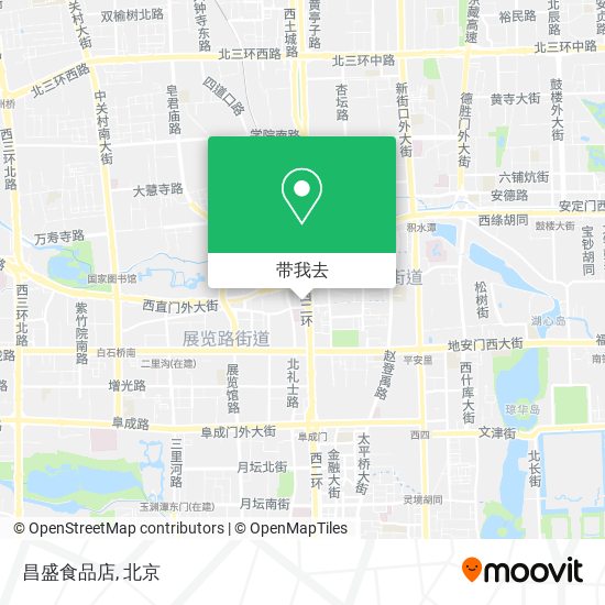 昌盛食品店地图