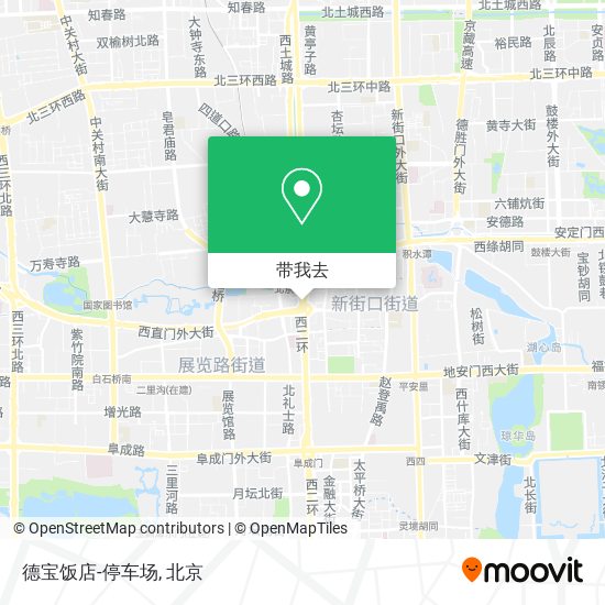 德宝饭店-停车场地图