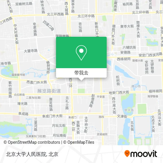 北京大学人民医院地图