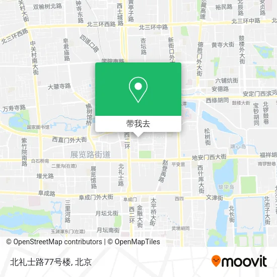 北礼士路77号楼地图