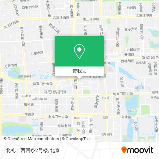 北礼士西四条2号楼地图