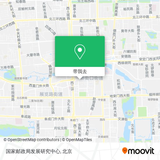 国家邮政局发展研究中心地图
