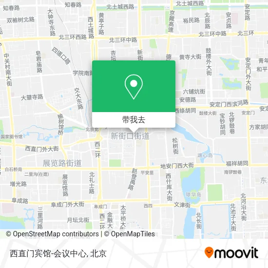 西直门宾馆-会议中心地图