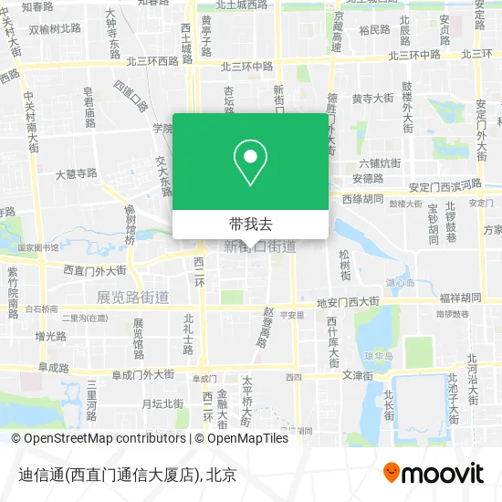 迪信通(西直门通信大厦店)地图