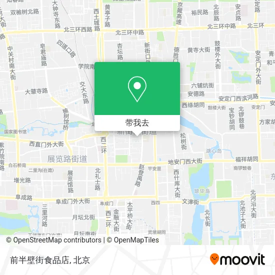 前半壁街食品店地图