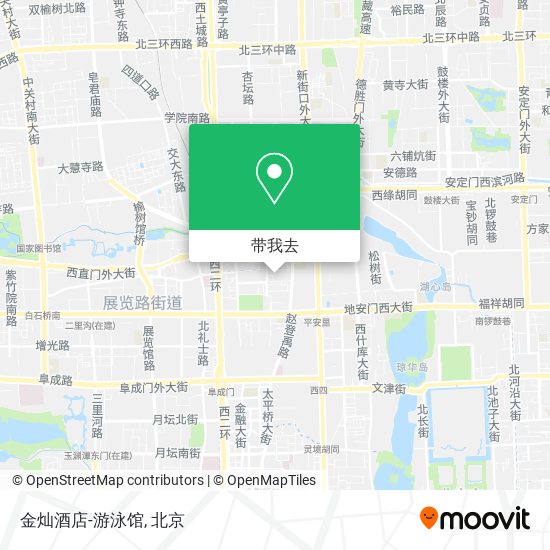 金灿酒店-游泳馆地图