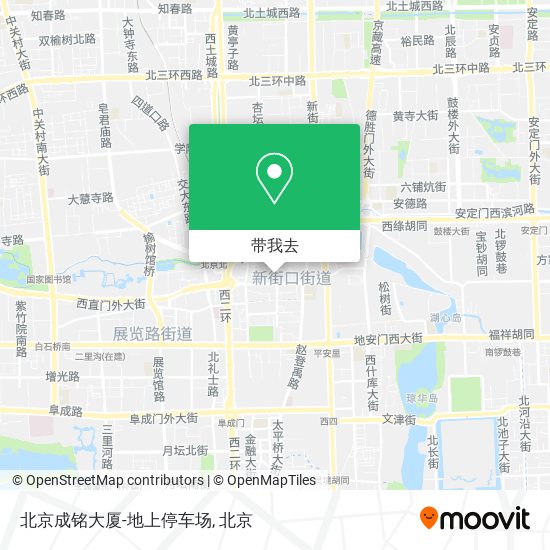 北京成铭大厦-地上停车场地图