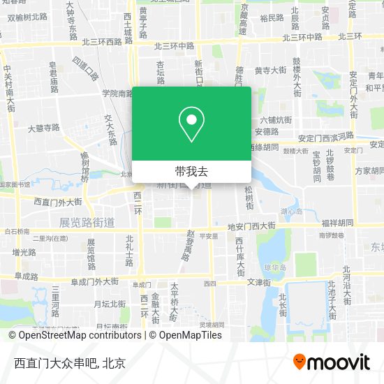 西直门大众串吧地图