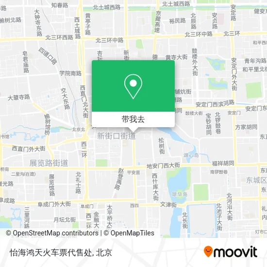 怡海鸿天火车票代售处地图