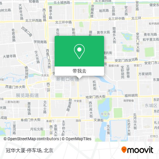 冠华大厦-停车场地图