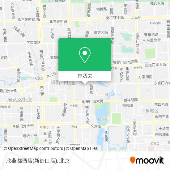 欣燕都酒店(新街口店)地图