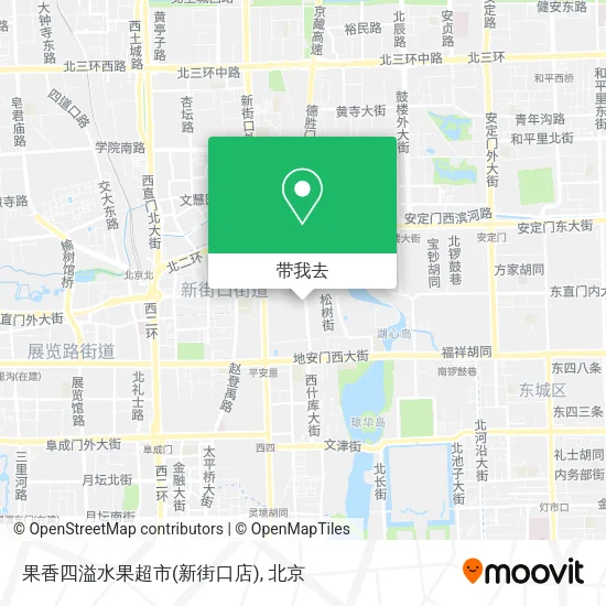 果香四溢水果超市(新街口店)地图