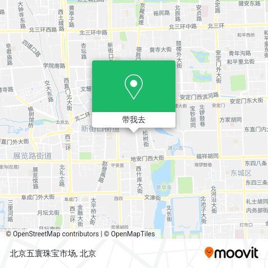 北京五寰珠宝市场地图