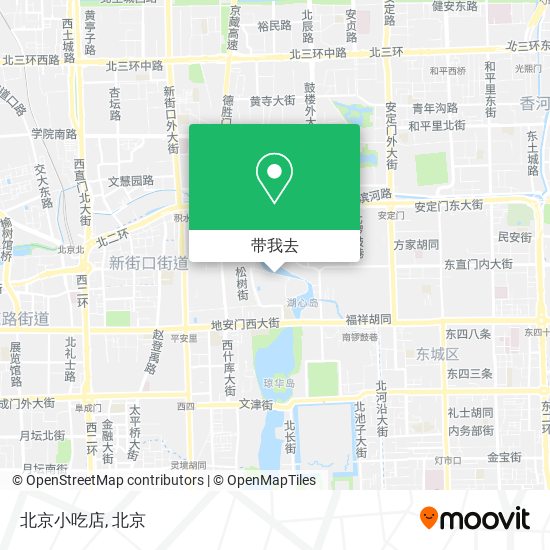 北京小吃店地图