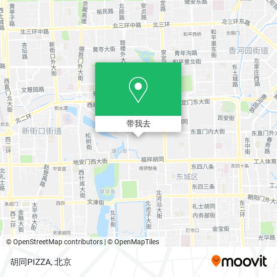 胡同PIZZA地图