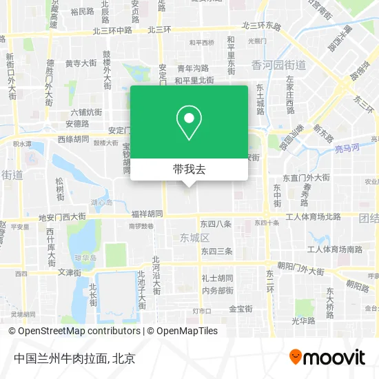中国兰州牛肉拉面地图