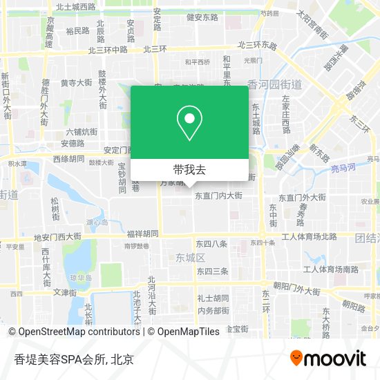 香堤美容SPA会所地图