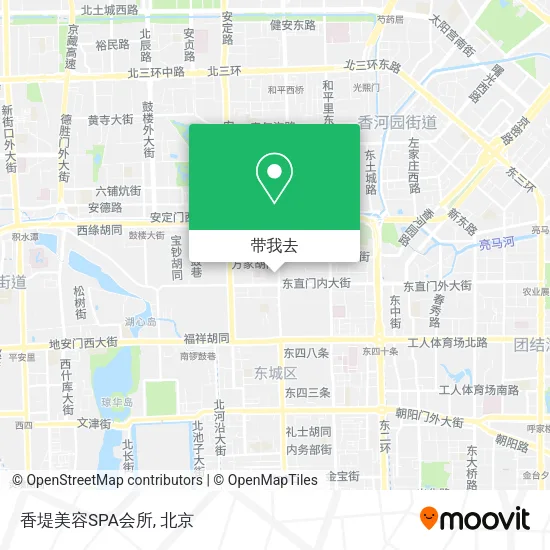 香堤美容SPA会所地图