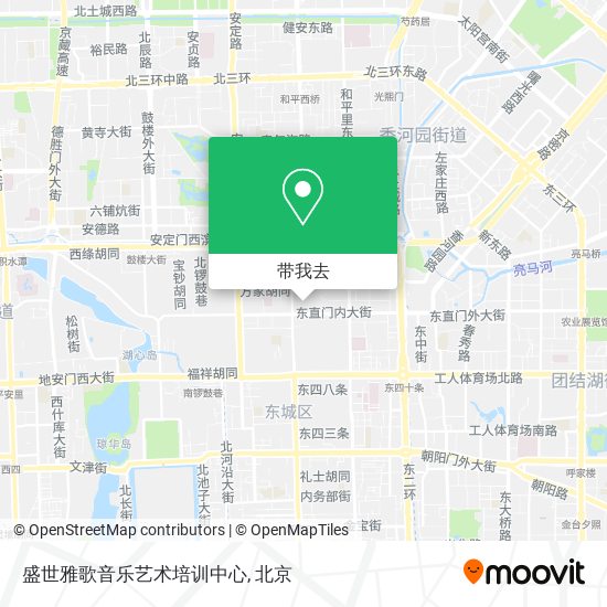 盛世雅歌音乐艺术培训中心地图