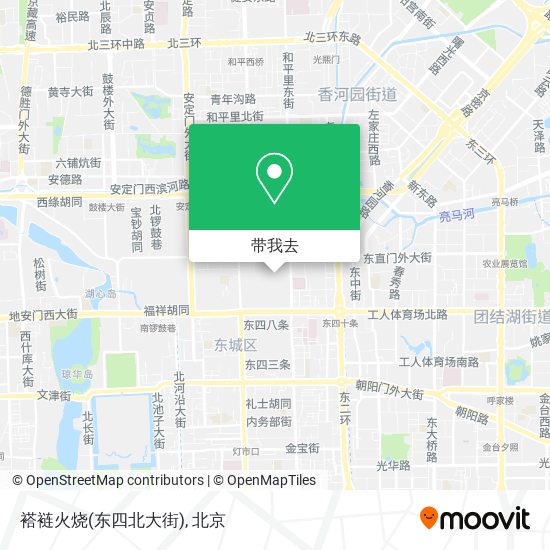 褡裢火烧(东四北大街)地图
