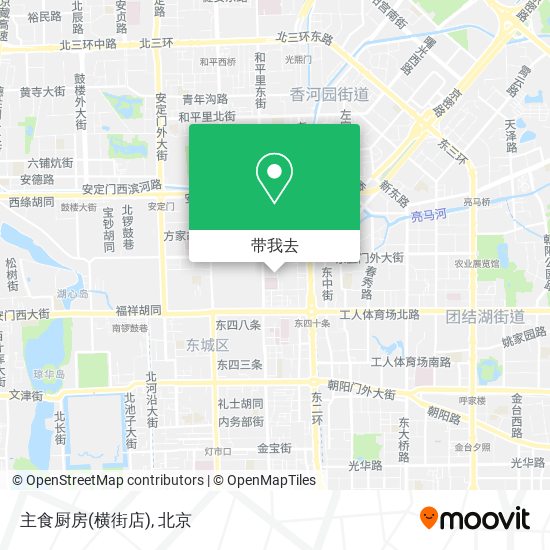 主食厨房(横街店)地图