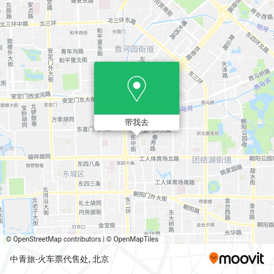 中青旅-火车票代售处地图