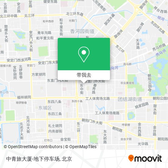 中青旅大厦-地下停车场地图