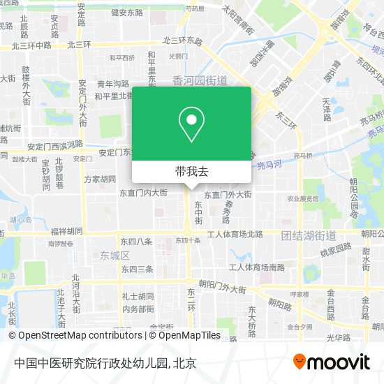 中国中医研究院行政处幼儿园地图
