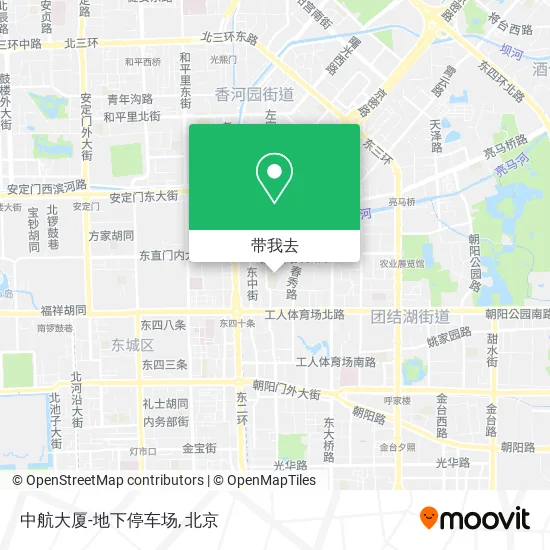 中航大厦-地下停车场地图