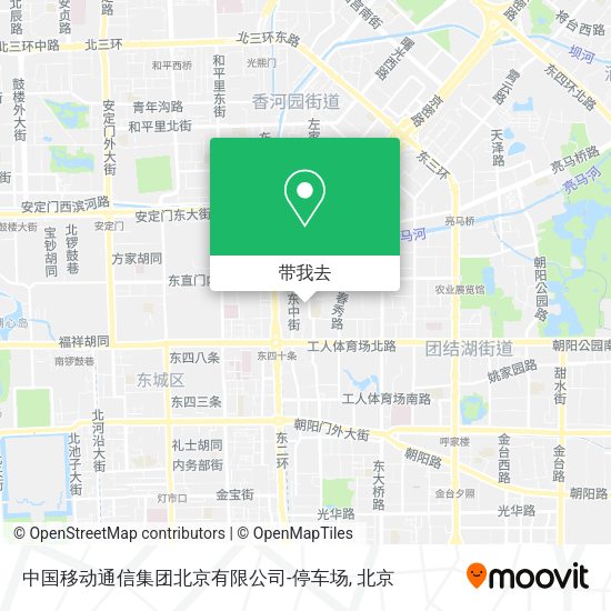中国移动通信集团北京有限公司-停车场地图