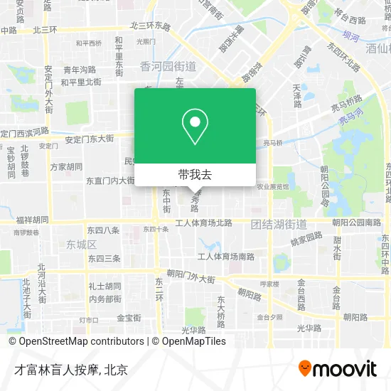 才富林盲人按摩地图