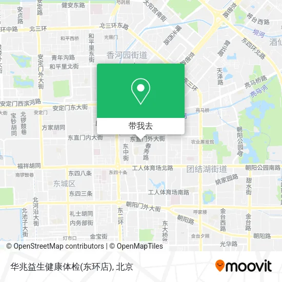 华兆益生健康体检(东环店)地图