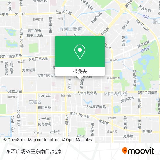 东环广场-A座东南门地图