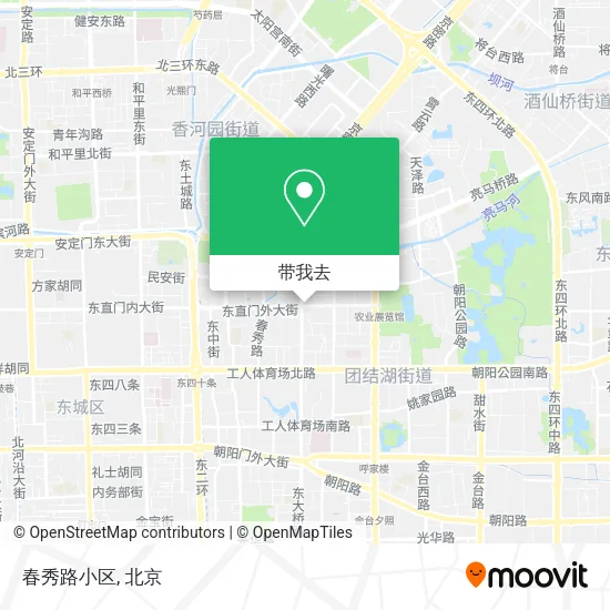 春秀路小区地图