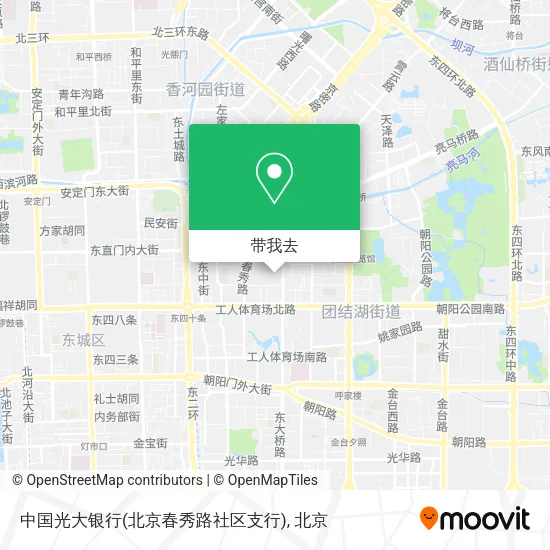 中国光大银行(北京春秀路社区支行)地图