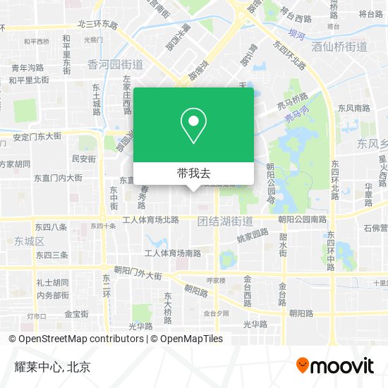 耀莱中心地图