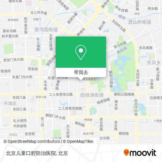 北京儿童口腔防治医院地图