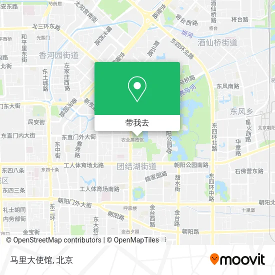 马里大使馆地图