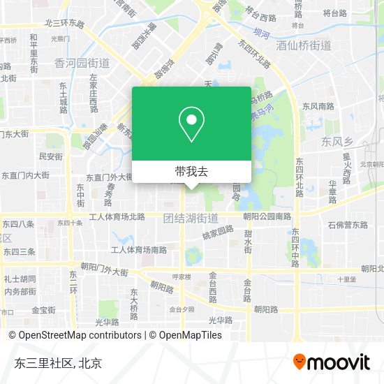 东三里社区地图