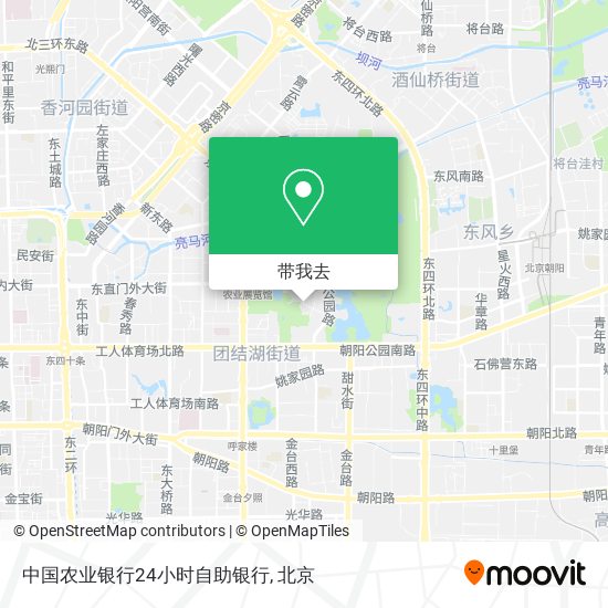 中国农业银行24小时自助银行地图