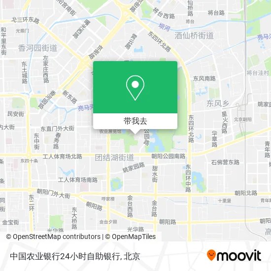 中国农业银行24小时自助银行地图