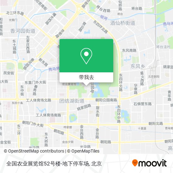 全国农业展览馆52号楼-地下停车场地图