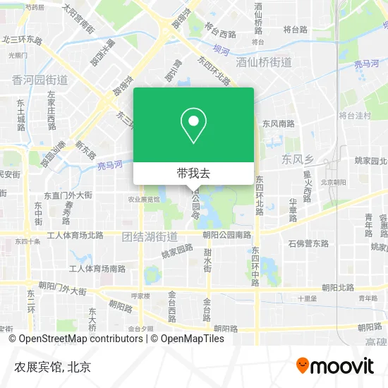 农展宾馆地图