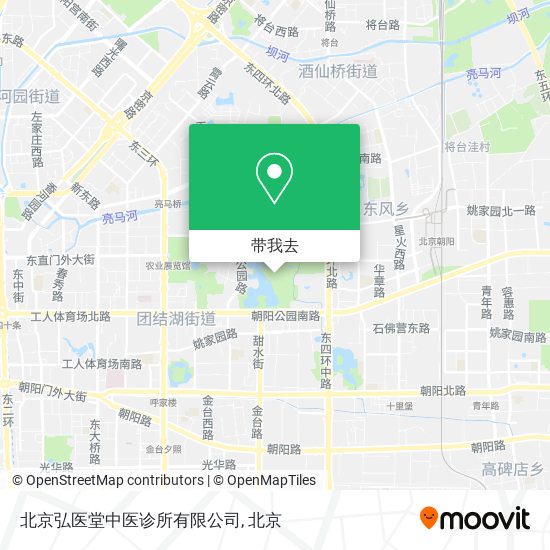 北京弘医堂中医诊所有限公司地图