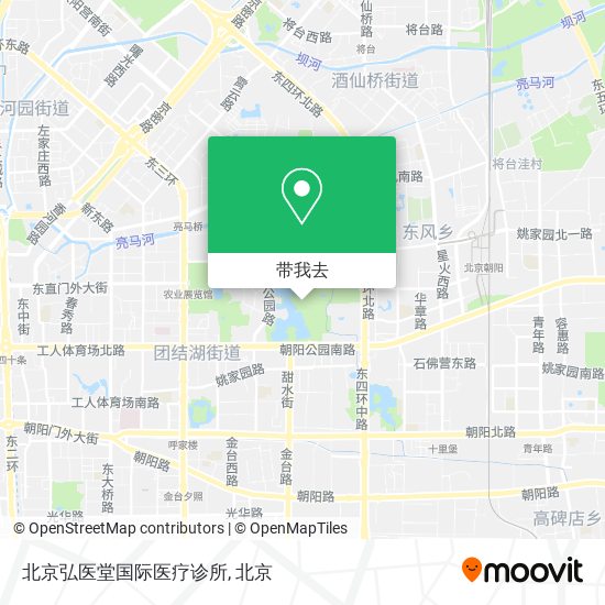 北京弘医堂国际医疗诊所地图