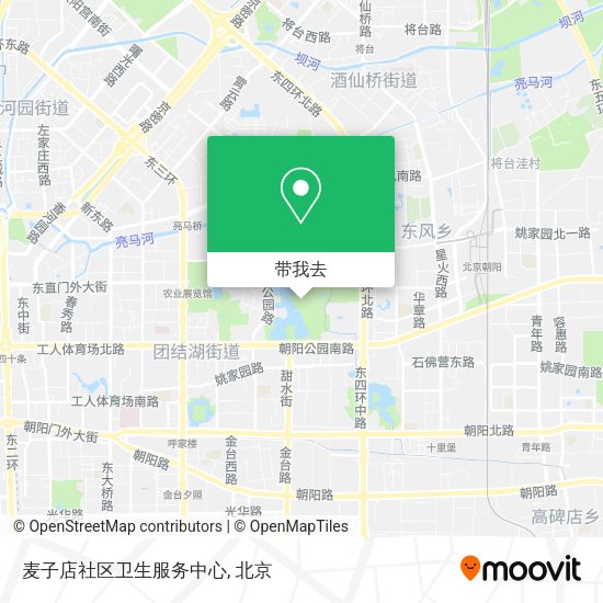麦子店社区卫生服务中心地图